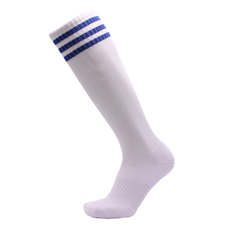 Baseball Compression Socks Towel Bottom Striped Volleyball Socks Varicose Veins Knee High Socks Non-slip Socks